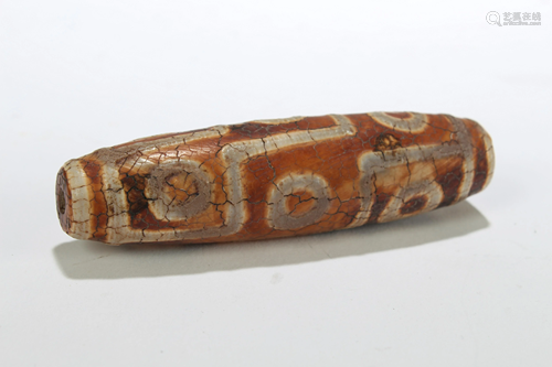 An Estate Tibetan Religious Dzi Bead