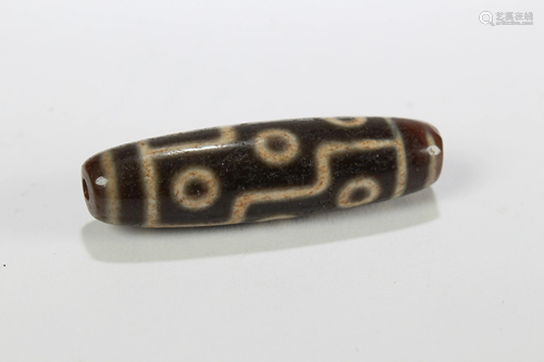 An Estate Tibetan Religious Dzi Bead