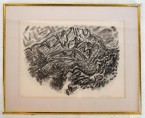 Andre MASSON: Mt. St. Victoire - Lithograph