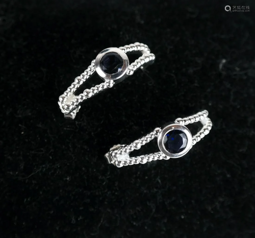 Thistle & Bee Sterling Silver Pierced Earrings