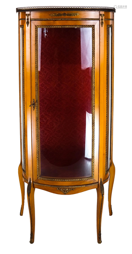 French Curio Display Cabinet