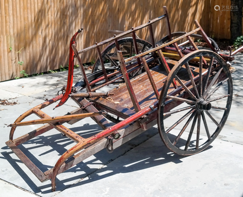 Vintage Wood Cart