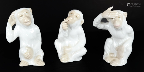 Three Wise Monkeys Ceramics