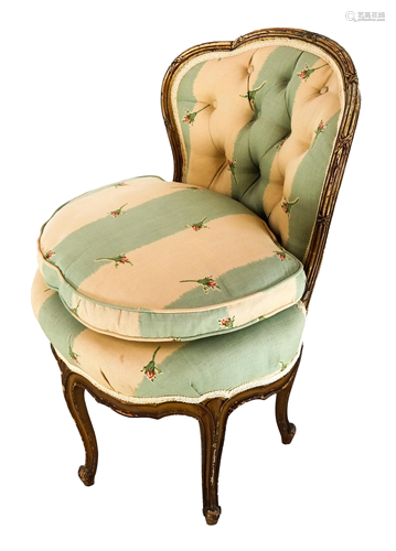 Antique French Boudoir Chair