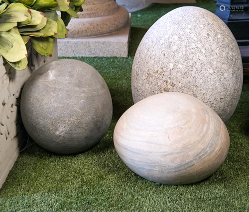 Set of Three Stones