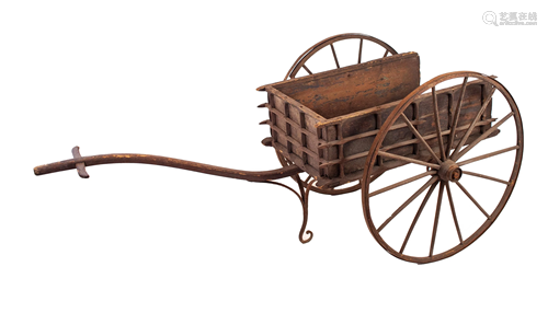 Vintage Wood Farm Cart