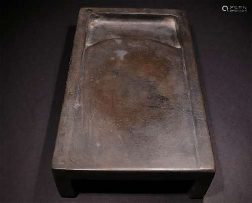 A CHINESE DUAN STONE INKSTONE