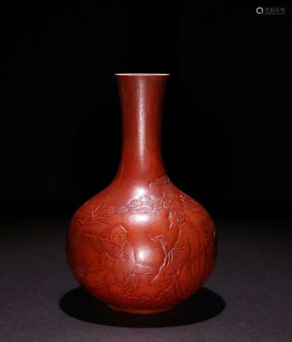 A QING DYNASTY CHARACTER STORY BOTTLE