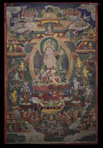 A MING DYNASTY THANGKA