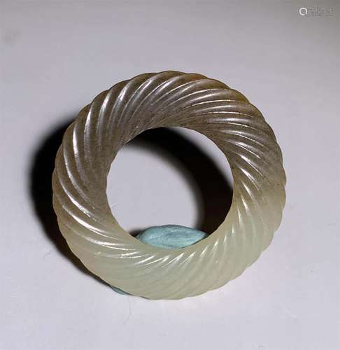 A WARRING STATES PERIOD JADE RING