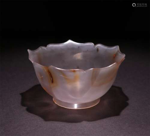 A LIAO DYNASTY AGATE BOWL