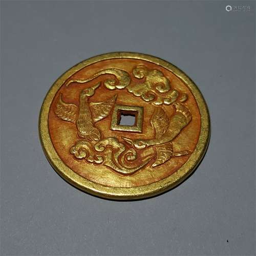A LIAO PURE GOLD COIN