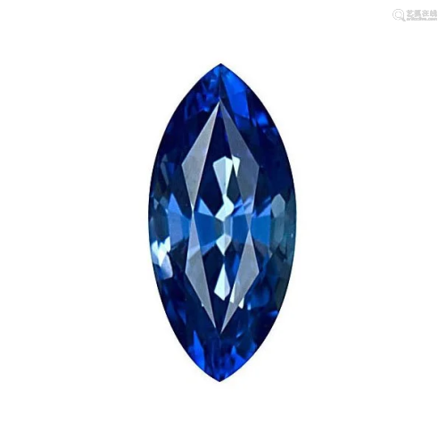 GIA Certified 2.30 ct. Untreated Blue Sapphire - BUR…