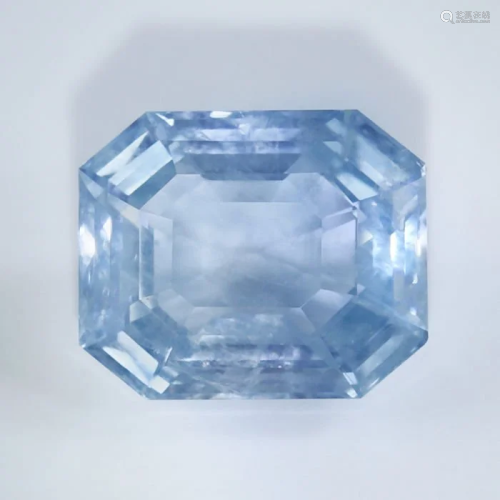 LOTUS 24.51 ct. Untreated Blue Sapphire - BUR…