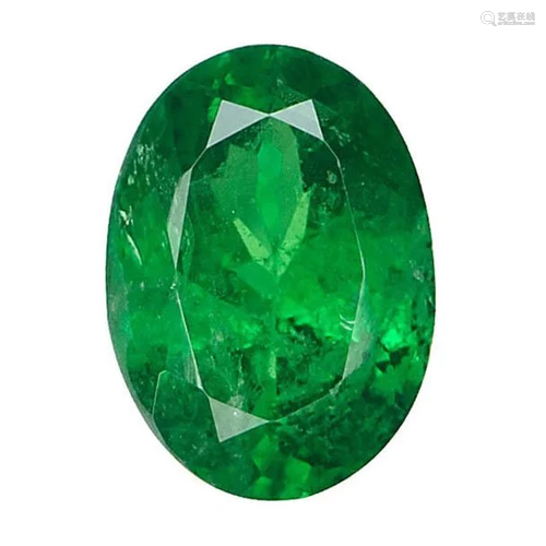 GIA Cert. 6.03 ct. Tsavorite Garnet KENYA,EAST-…