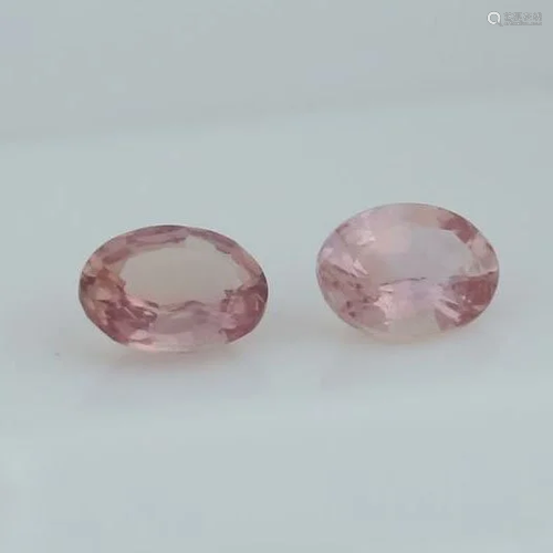 Set of 2 - IGI Cert. Padparadscha Sapphires MAD…