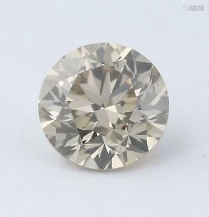 IGI Cert. 0.70 ct. Brown Diamond VS1 - UNTREATED AF…