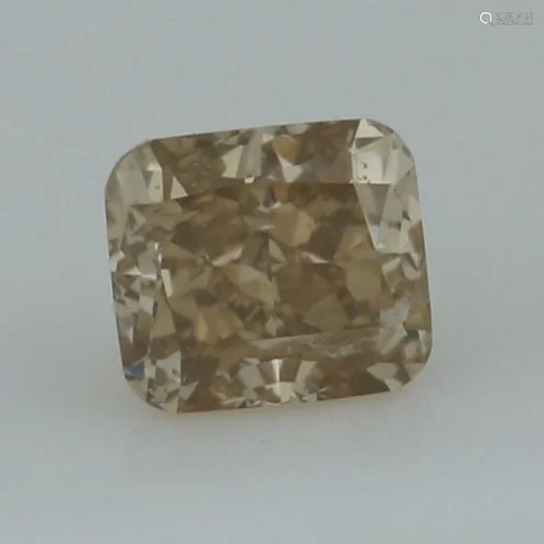 IGI Cert. 0.31 ct. Diamond Yellowish Brown I1 U…