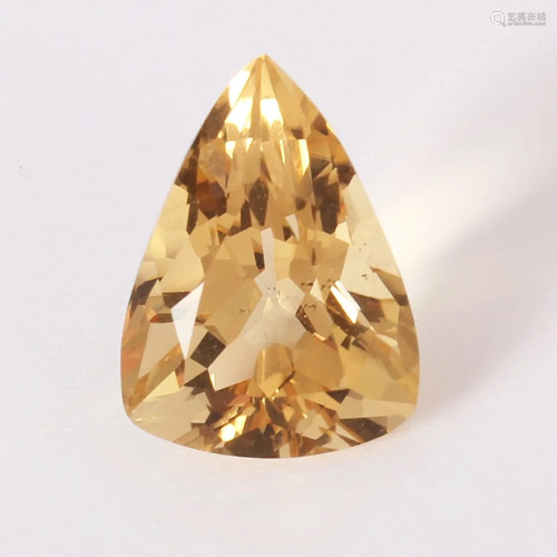 GFCO (SWISS) Certified 9.15 ct. Yellow Citrine