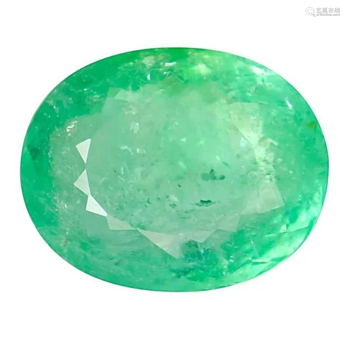 GIA Certified 6.97 ct. Neon Green 