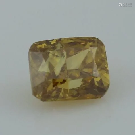 IGI Cert. 0.34 ct. Diamond - Brownish Yellow UN…