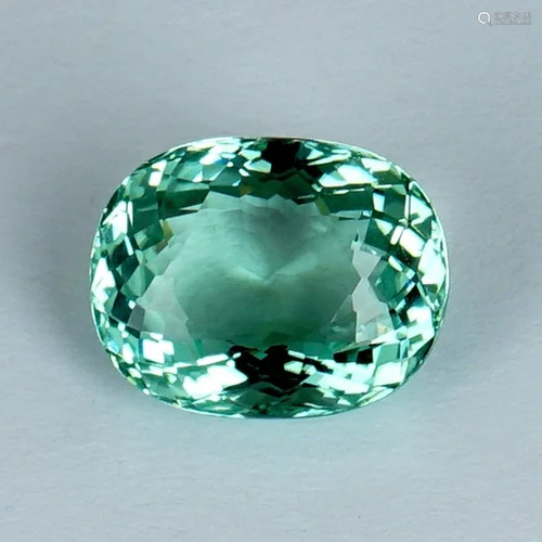 8.15 ct. NEON GREEN Paraiba Tourmaline - MOZAM…