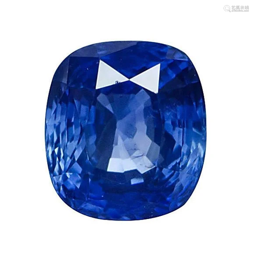 GIA Certified 3.03 ct. Untreated Blue Sapphire - BUR…