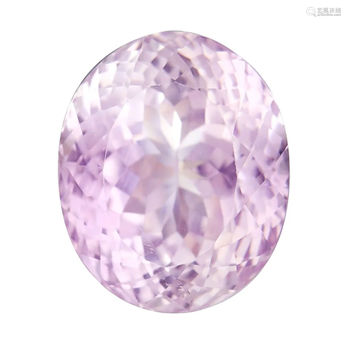 GIA Certified 34.47 ct. Pink Kunzite - AFGHANISTAN