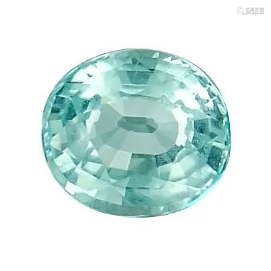 GIA Cert. 0.73ct. Neon Greenish Blue 