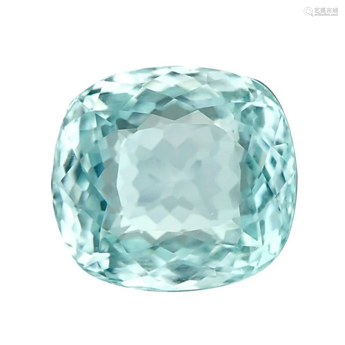 GIA Cert. 6.78 ct. Neon Greenish Blue 