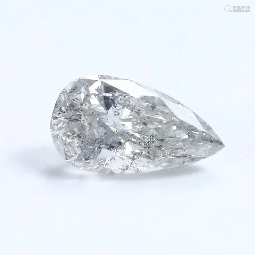 IGI 1.10 ct. Pear Brilliant Diamond - J / I1 UNT…