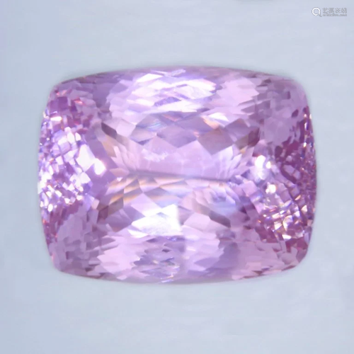 IGI Cert. 107.37 ct. Kunzite Purplish Pink AFGHAN…