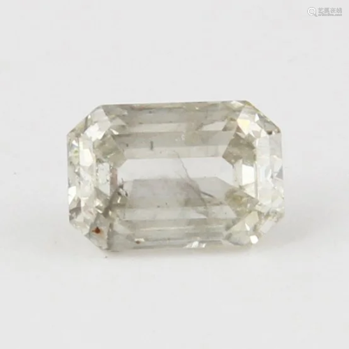 IGI Certified 1.09 ct. - Emerald Cut Diamond UNTRE…