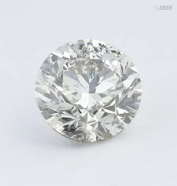 IGI Certified 0.90 ct. Diamond - K - I1 UNTREATED