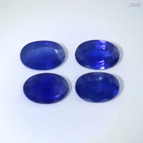 IGI Cert. Set of 4 Blue Sapphires 1.88 ct. - Madagas…