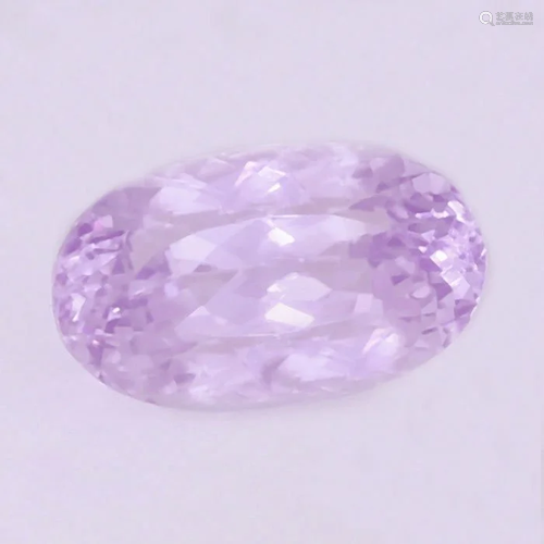 IGI Certified 18.71 ct. Kunzite Purple Pink AFGHANI…