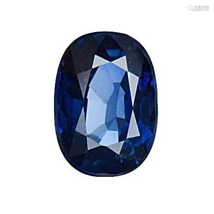 GIA Certified 1.07 ct. Untreated Blue Sapphire - BUR…