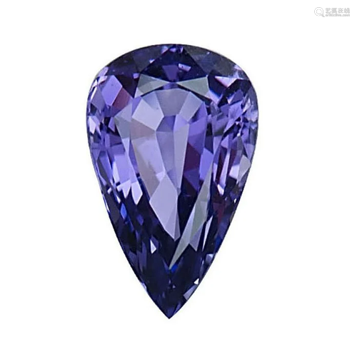 GIA Certified 3.41 ct. Violet Sapphire - MADAGASCAR