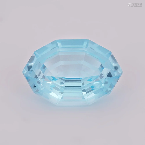 GFCO Certified 9.15 ct. Swiss Blue Topaz - BRAZIL