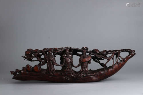 A Chinese Baoboo Carved Ornament