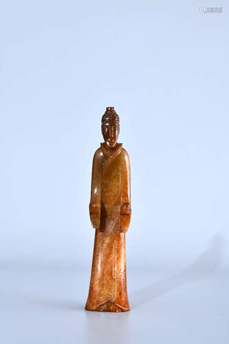 A Chinese Jade Figure Ornament