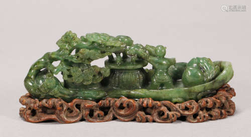 Qing Dynasty - Jadeite Thumb Ring