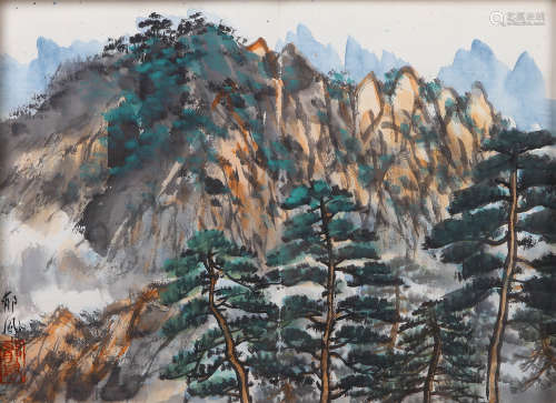 郁风（1916-2007） 云山图