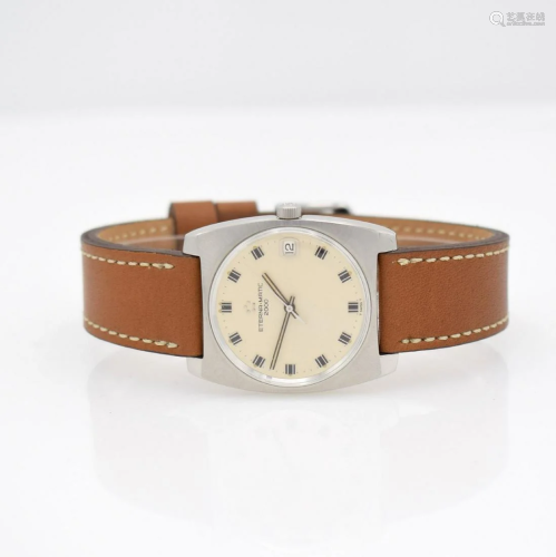 ETERNA gents wristwatch in stainless steel