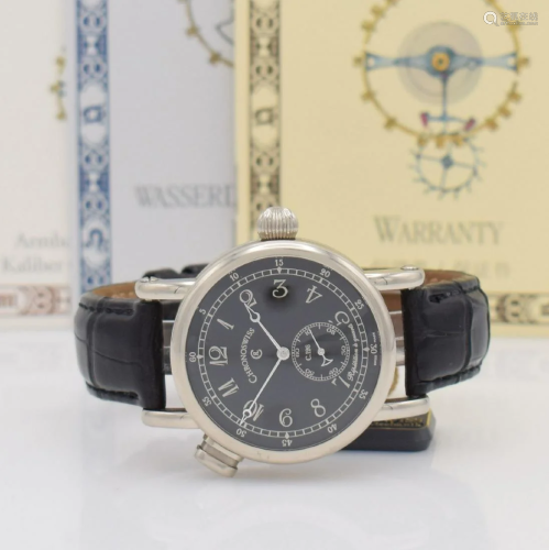 CHRONOSWISS 18k white gold wristwatch Répéti…