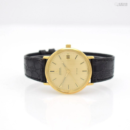 OMEGA De Ville 18k yellow gold gents wristwatch