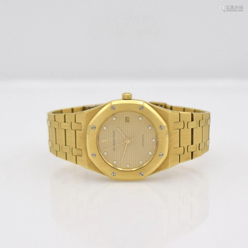 AUDEMARS PIGUET 18k yellow gold gents wristwatch