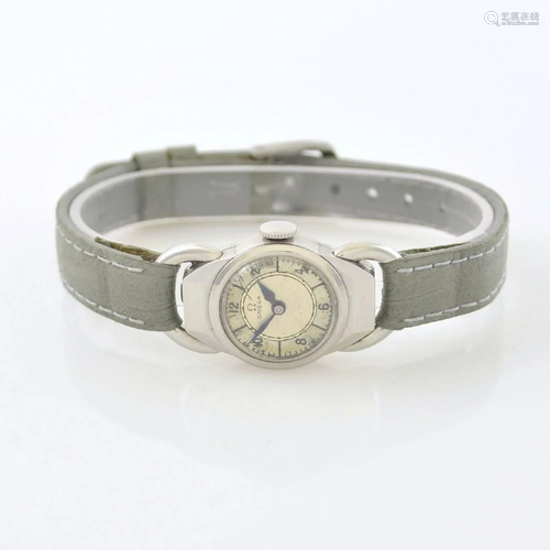 OMEGA early ladies wristwatch in stainless steel