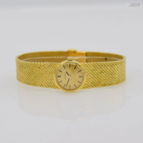 OMEGA 18k yellow gold ladies wristwatch