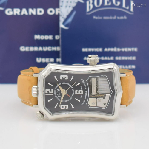 BOEGLI Grand Orchestre big alarm wristwatch with m…